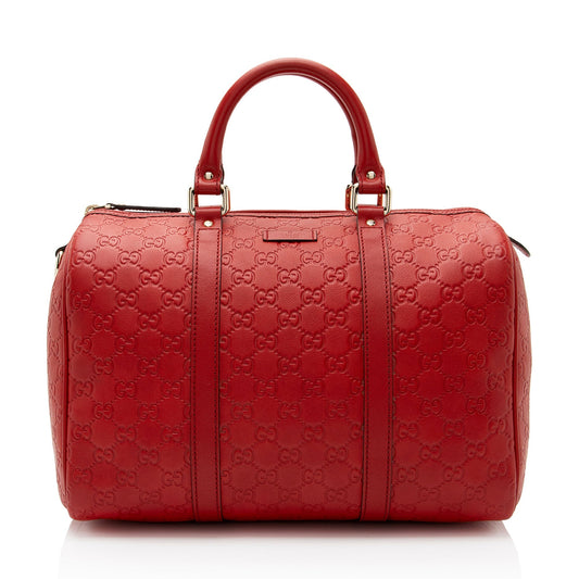 Gucci Guccissima Leather Joy Boston Bag (SHF-NJjppL)