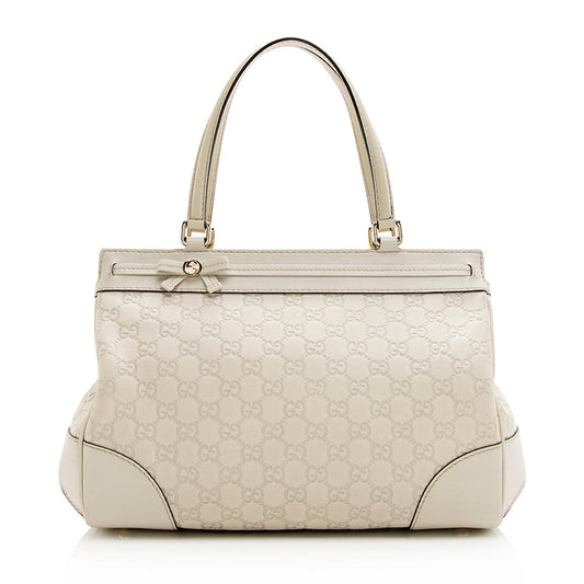 Gucci Guccissima Leather Mayfair Medium Tote (SHF-20261)