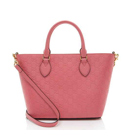 Gucci Guccissima Leather Signature Medium Tote (SHF-CtnUIT)