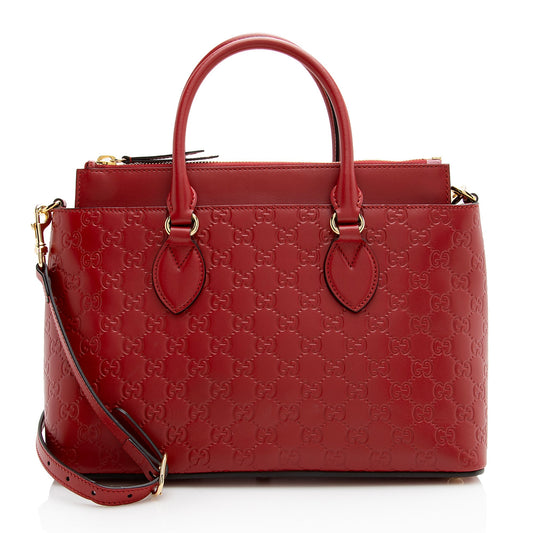 Gucci Guccissima Leather Small Tote (SHF-22853)