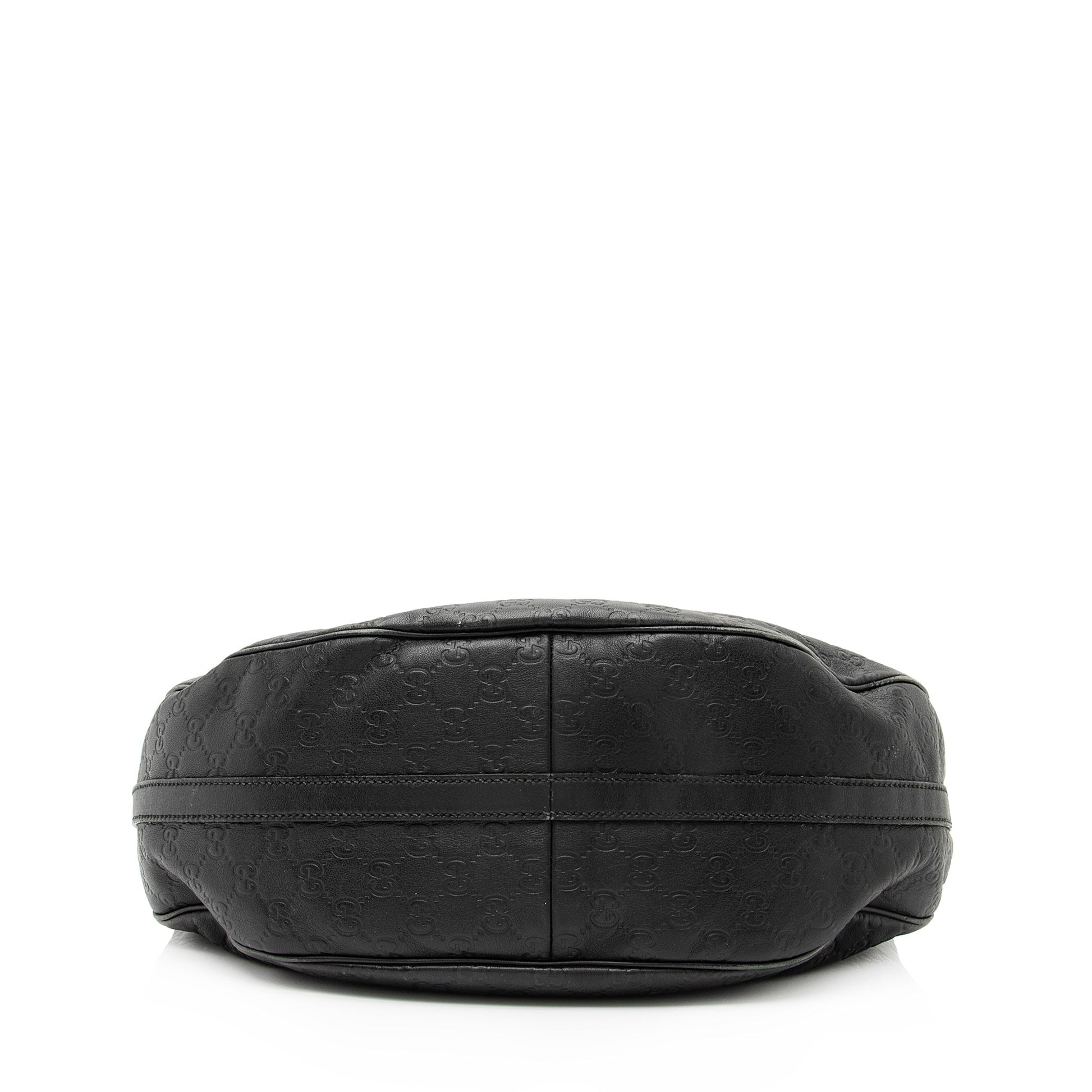 Gucci Guccissima Leather Twins Medium Hobo (SHF-23161)