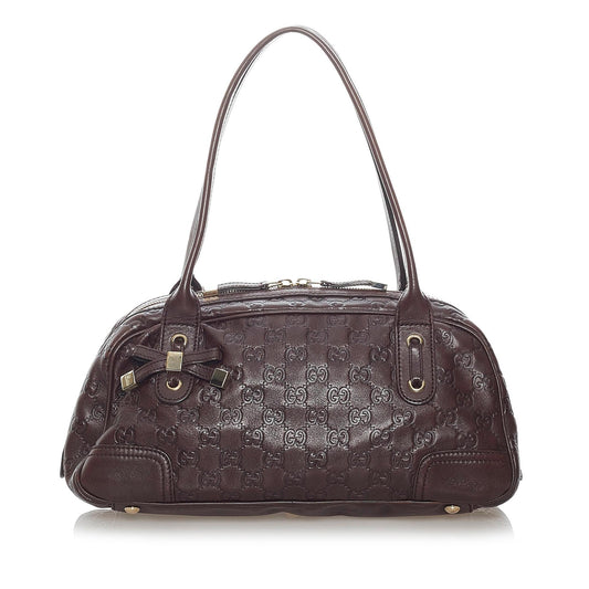 Gucci Guccissima Princy Leather Shoulder Bag (SHG-30624)