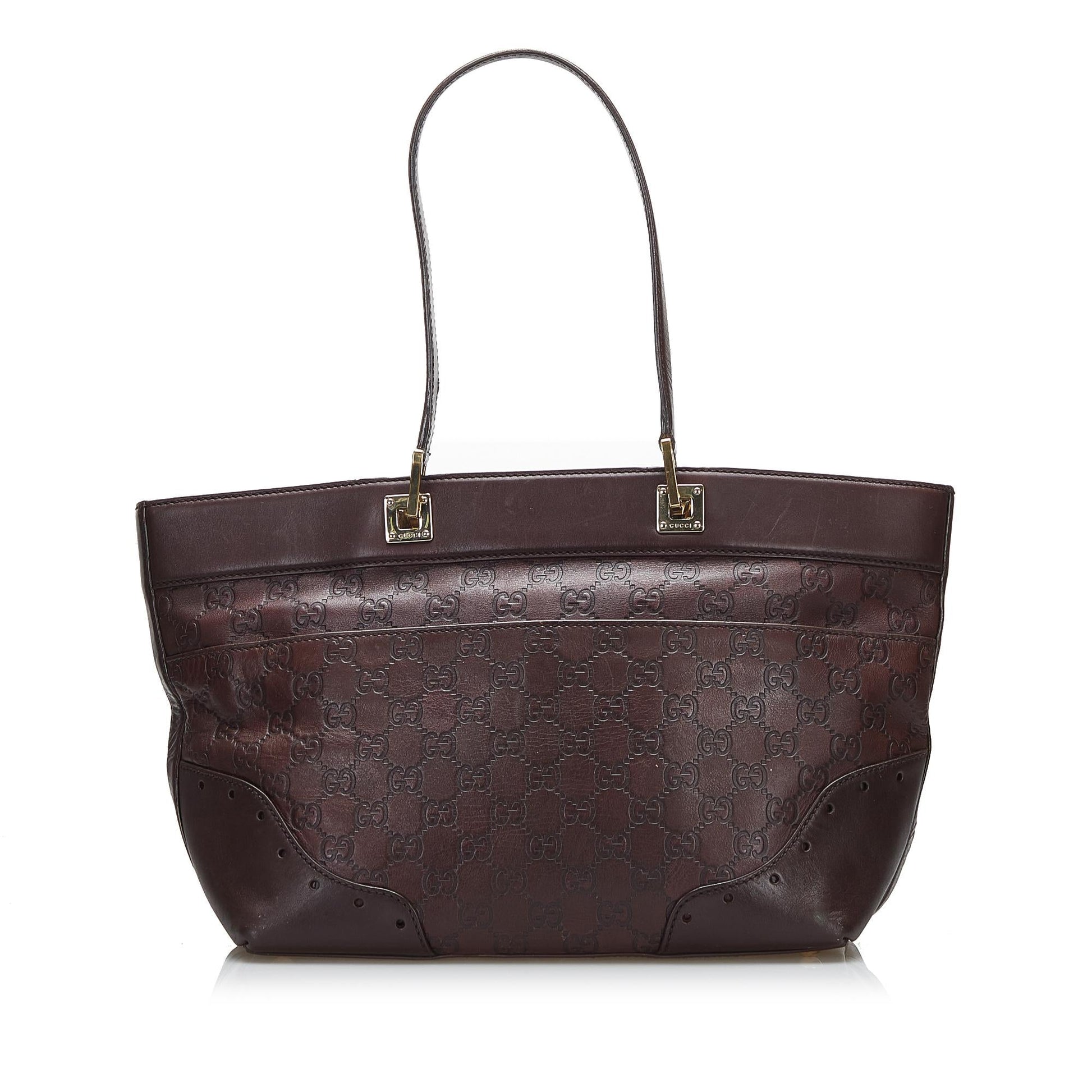 Gucci Guccissima Punch Tote Bag (SHG-V1rTh1)