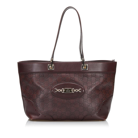 Gucci Guccissima Punch Tote (SHG-leJtbd)
