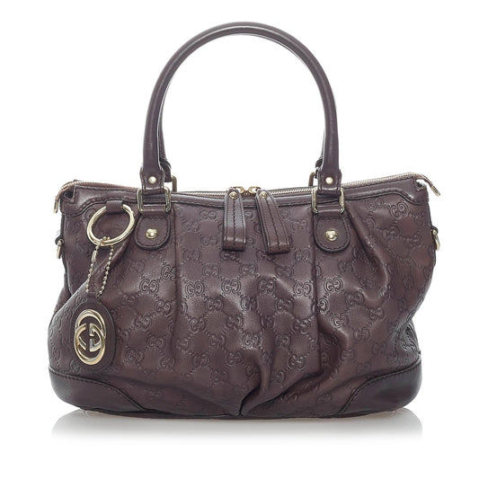Gucci Guccissima Sukey Handbag (SHG-31118)
