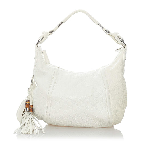 Gucci Guccissima Techno Horsebit Hobo Bag (SHG-30817)