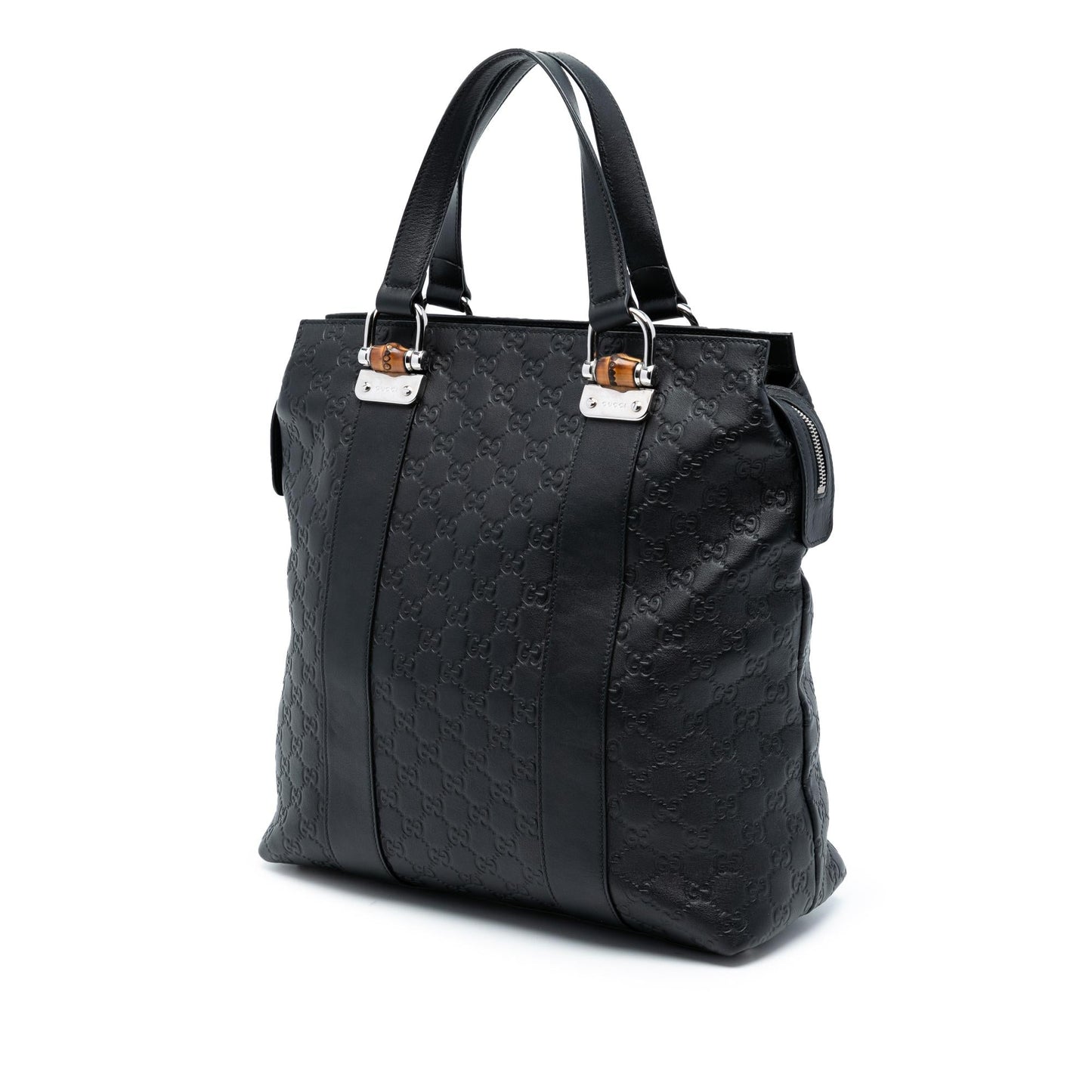 Gucci Guccissima Tender Bamboo Bar Tote