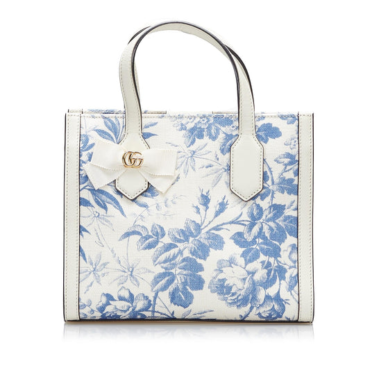 Gucci Herbarium Canvas Satchel (SHG-v4aQ2g)