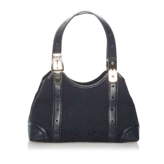 Gucci Horsebit Canvas Handbag (SHG-31147)