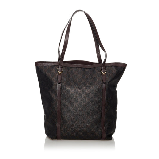 Gucci Horsebit Canvas Shoulder Bag (SHG-30005)