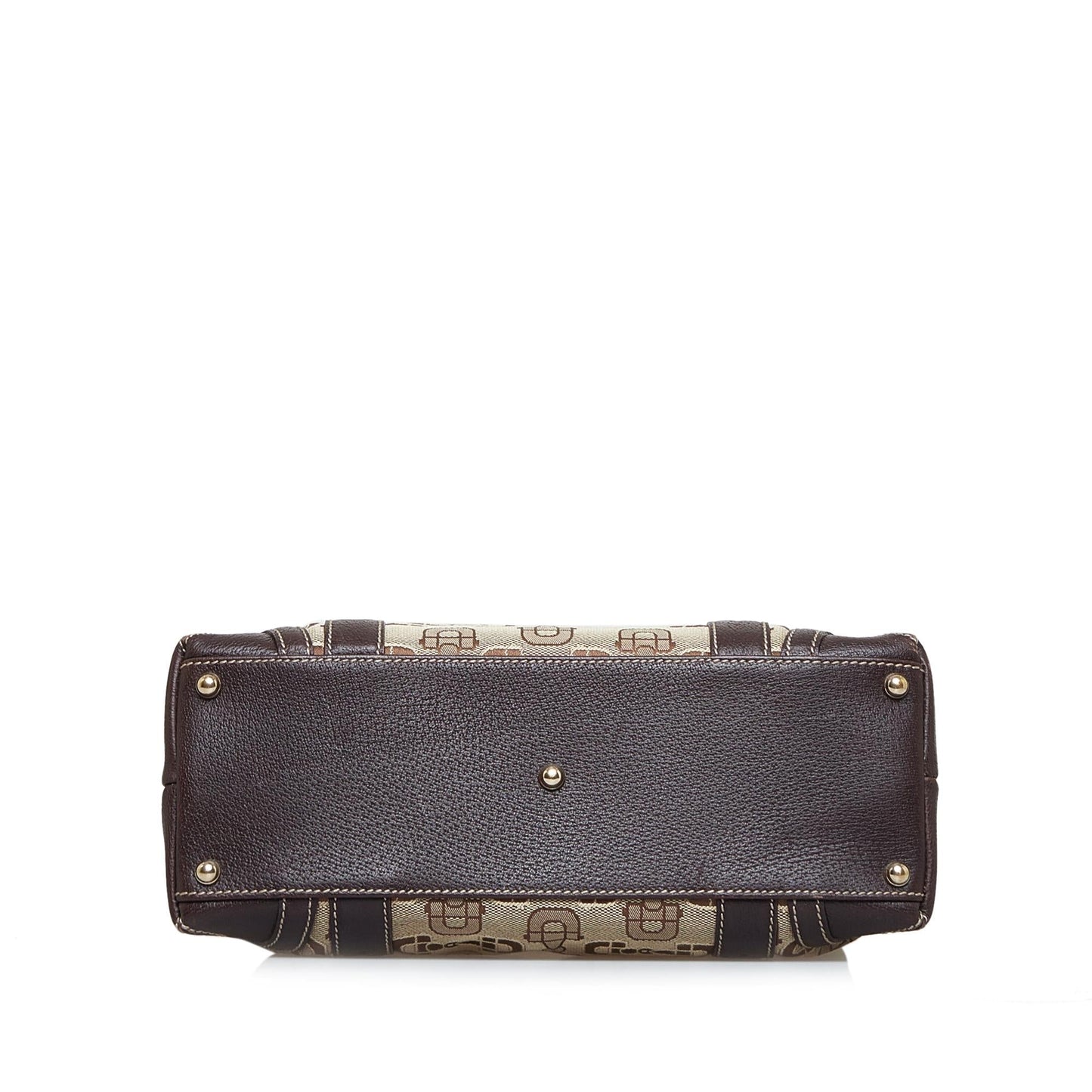 Gucci Horsebit Canvas Shoulder Bag (SHG-NMG11x)
