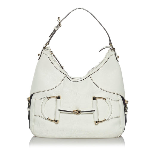 Gucci Horsebit Heritage Leather Shoulder Bag (SHG-33899)