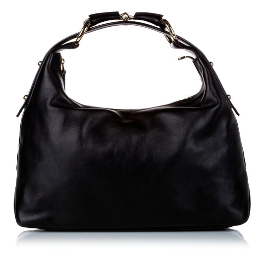 Gucci Horsebit Leather Shoulder Bag (SHG-29308)