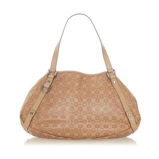 Gucci Horsebit Pelham Canvas Tote Bag (SHG-WS25sg)