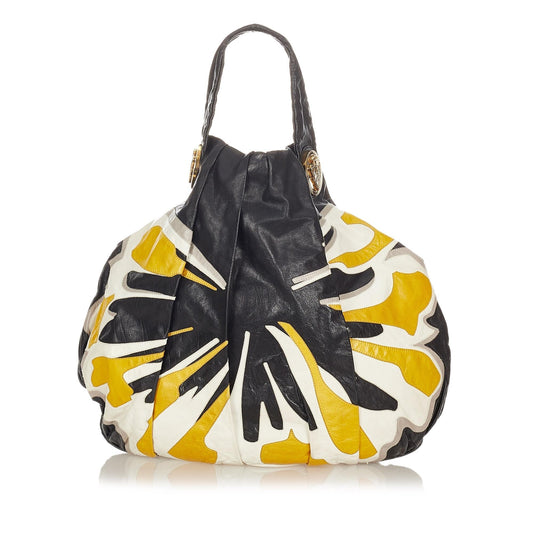 Gucci Hysteria Printed Leather Satchel (SHG-22250)