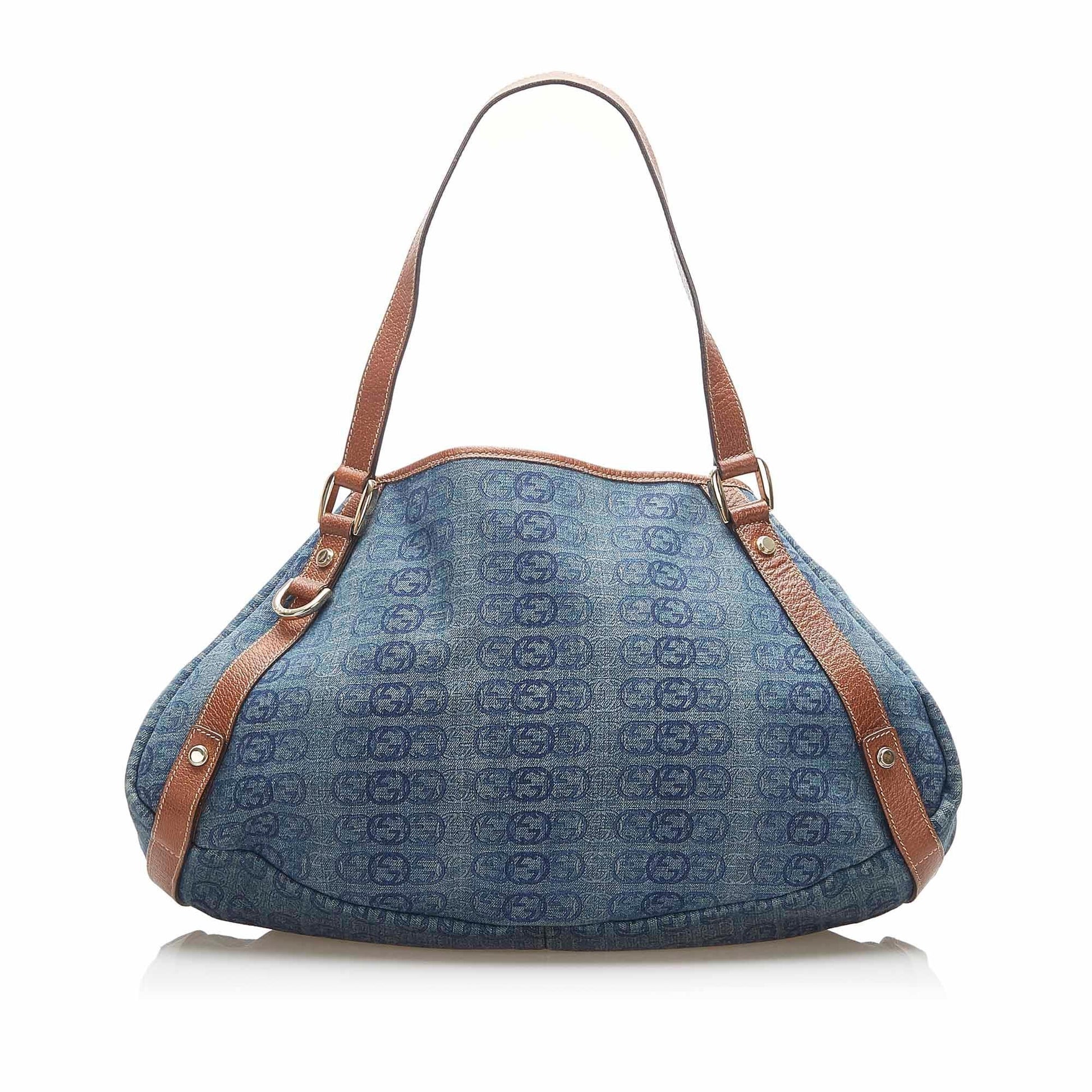 Gucci Interlocking G Canvas Monogram Tote Style 1