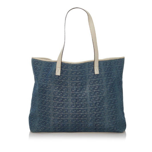 Gucci Interlocking G Canvas Tote Bag (SHG-31318)