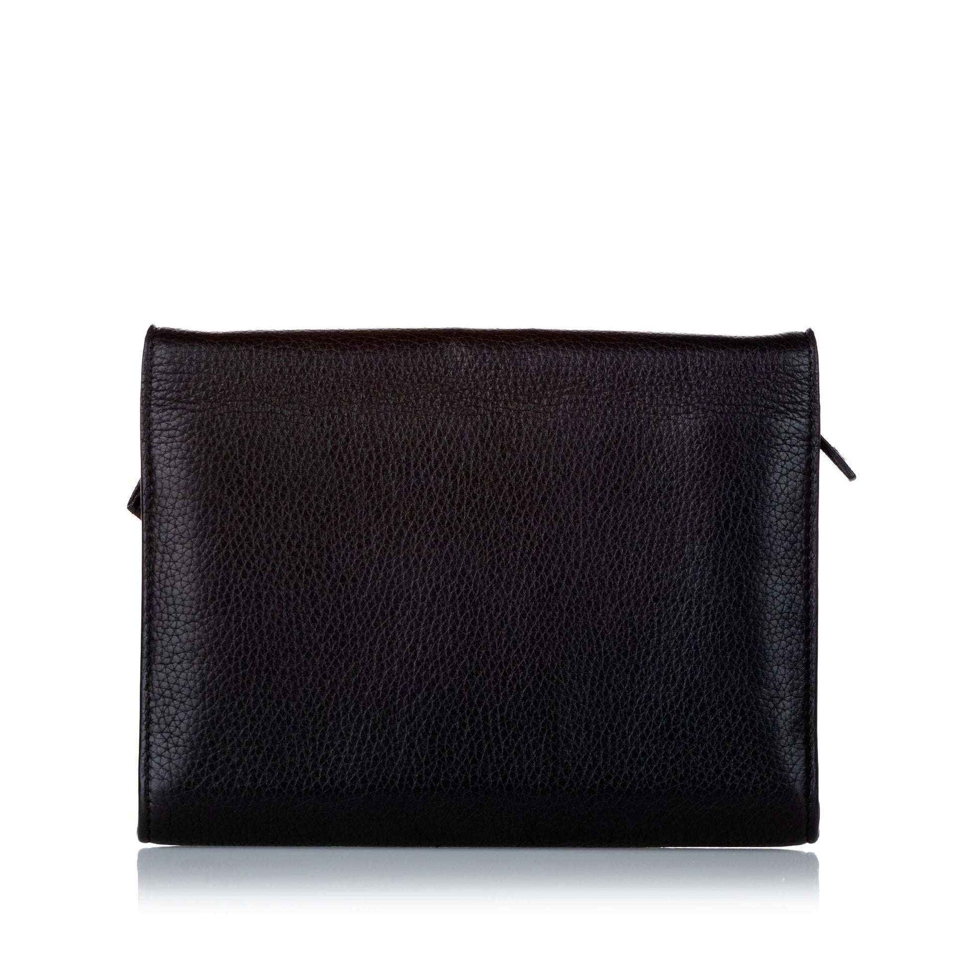 Gucci Interlocking G Leather Chain Crossbody Style 5
