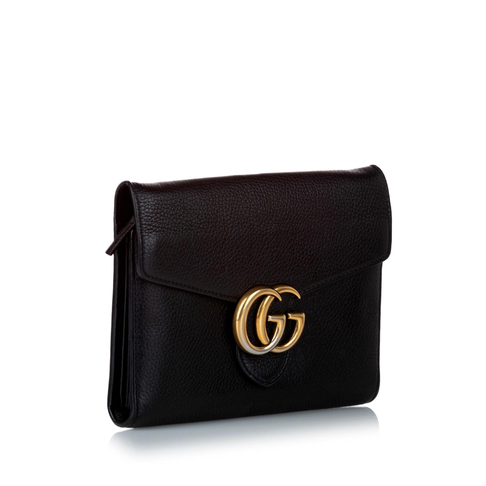 Gucci Interlocking G Leather Chain Crossbody Style 5