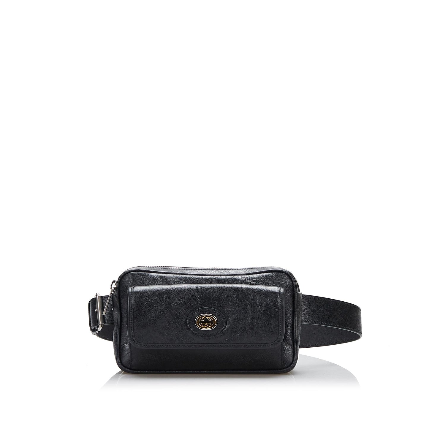 Gucci Interlocking G Morpheus Leather Belt Bag (SHG-5tPQ6y)