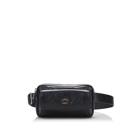 Gucci Interlocking G Morpheus Leather Belt Bag (SHG-5tPQ6y)