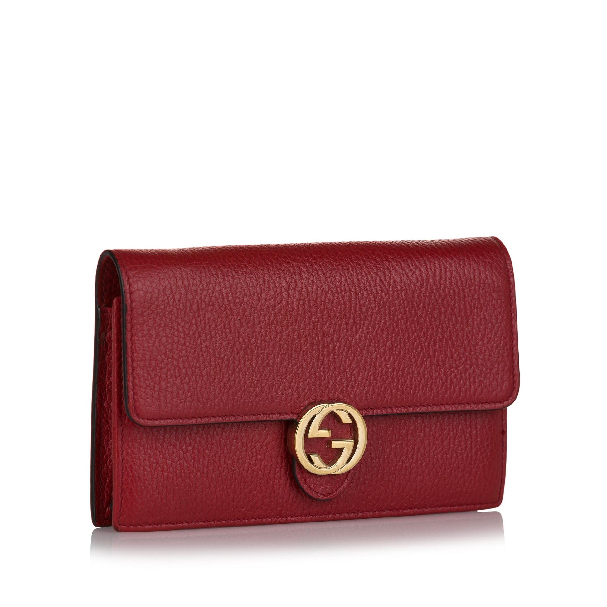 Gucci Interlocking G Wallet On Chain (SHG-35249)