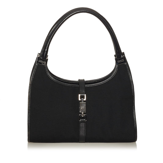 Gucci Jackie Canvas Handbag (SHG-34872)