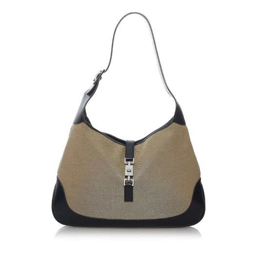 Gucci Jackie Canvas Shoulder Bag (SHG-29996)