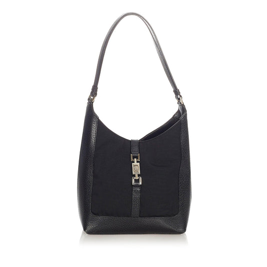 Gucci Jackie Canvas Shoulder Bag (SHG-31971)