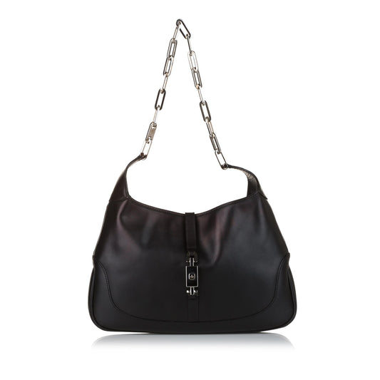 Gucci Jackie Chain Leather Shoulder Bag (SHG-35120)