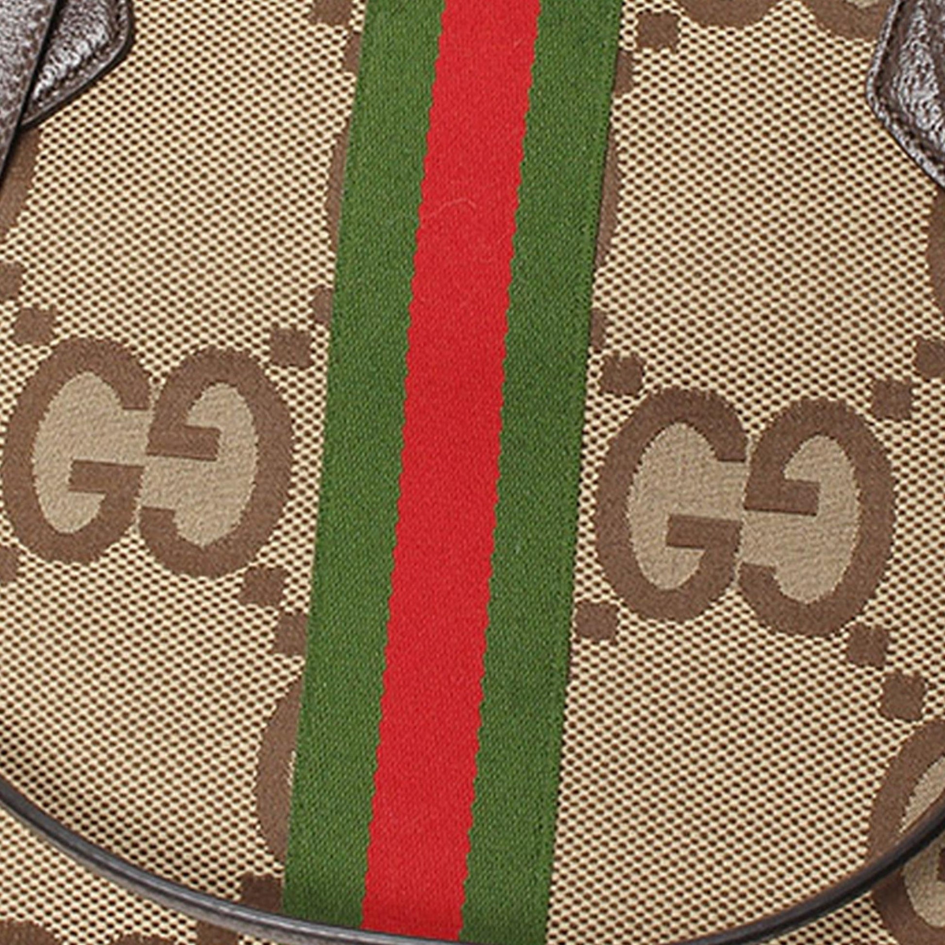 Gucci Jumbo GG Canvas Ophidia Tote (SHG-HRmGF7)