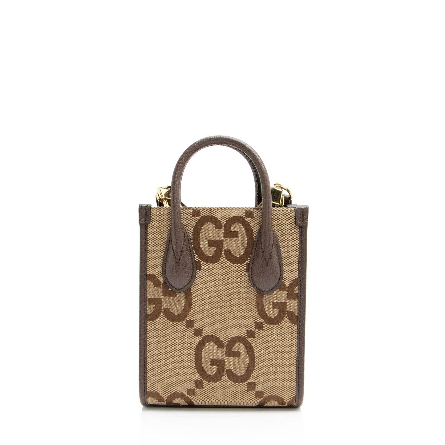 Gucci Jumbo GG Canvas Vertical Mini Tote