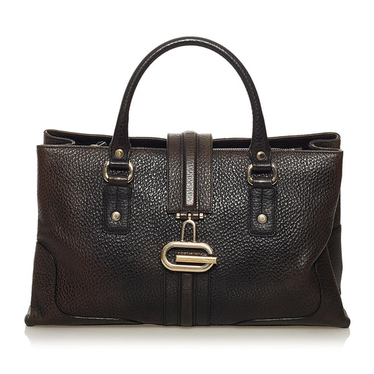 Gucci Junco Leather Handbag (SHG-34266)