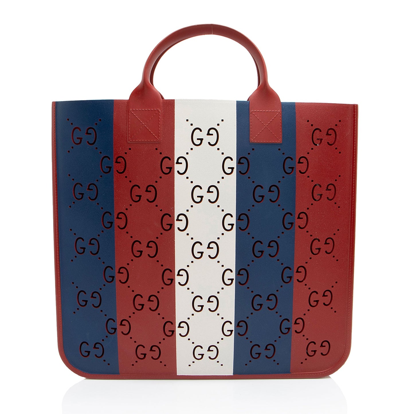 Gucci GG Perforated Rubber Tote