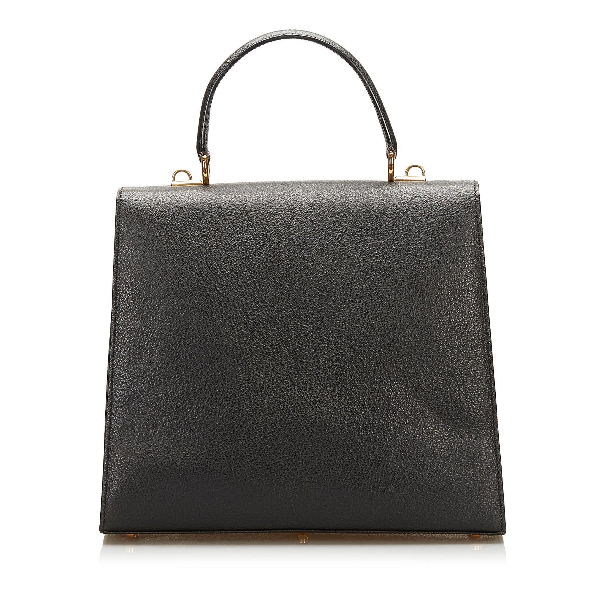 Gucci Lady Lock Leather Satchel (SHG-35619)