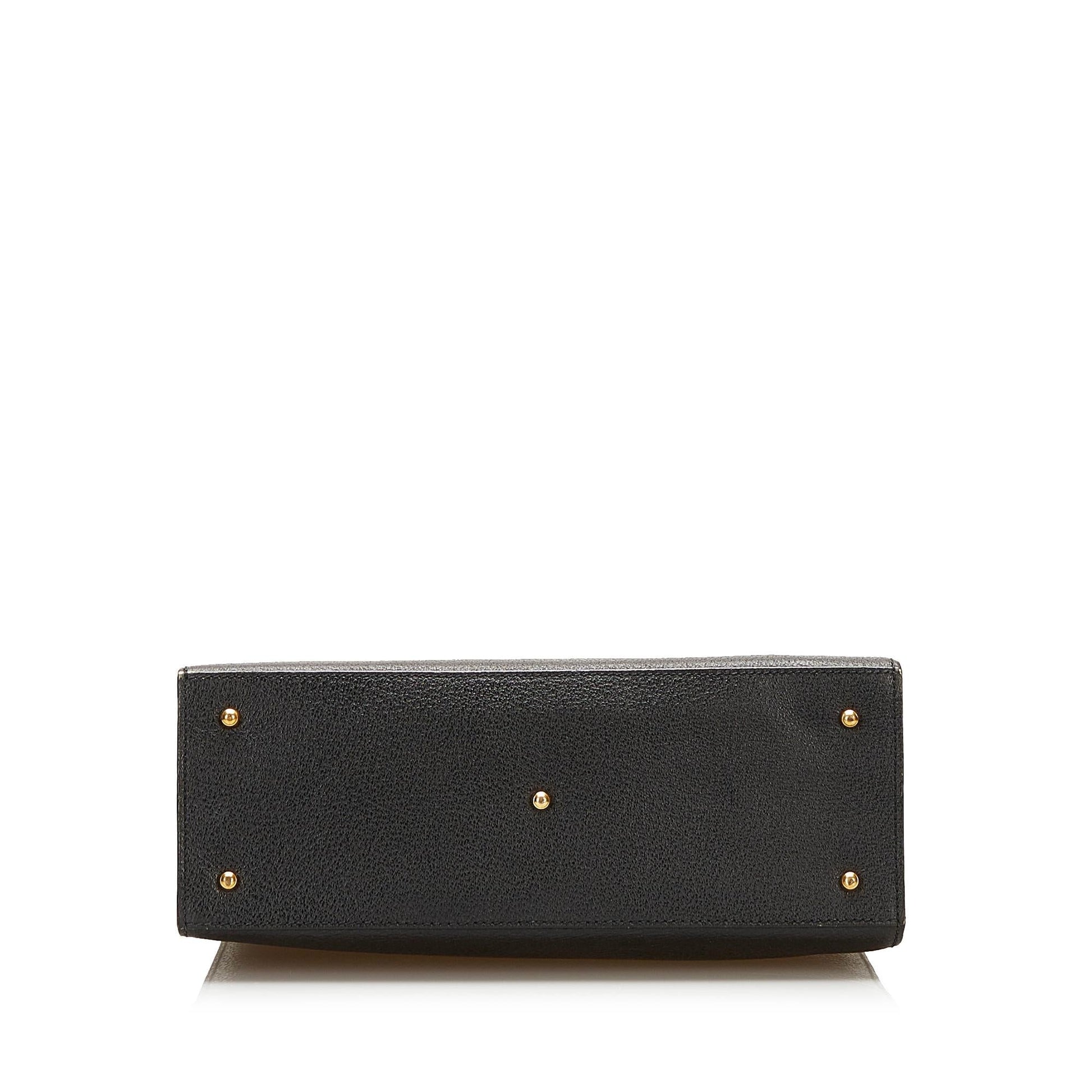 Gucci Lady Lock Leather Satchel (SHG-35619)