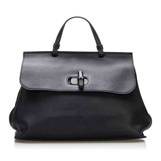 Gucci Large Bamboo Daily Satchel (SHG-36846)
