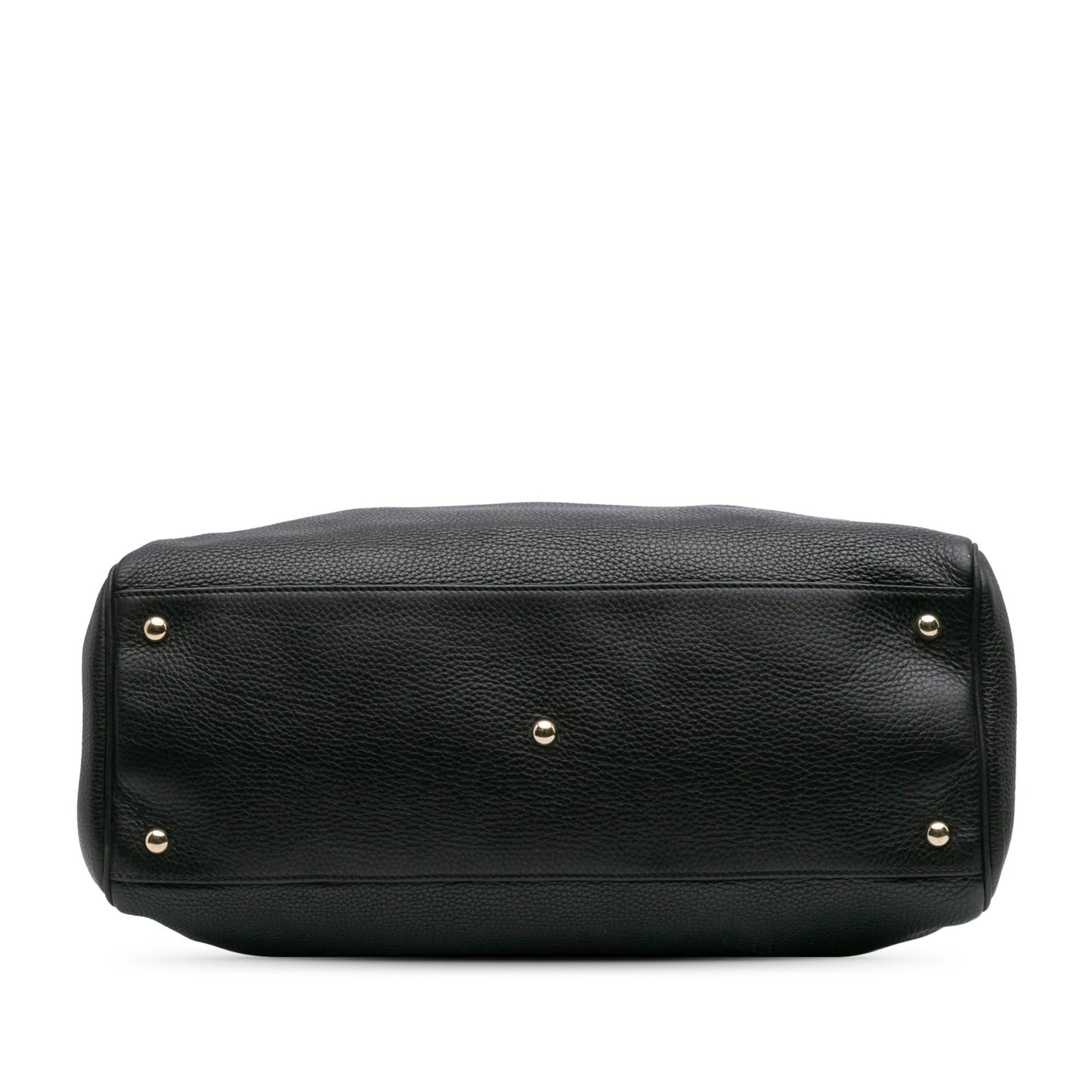 Gucci Large Calfskin Bamboo Shopper Satchel