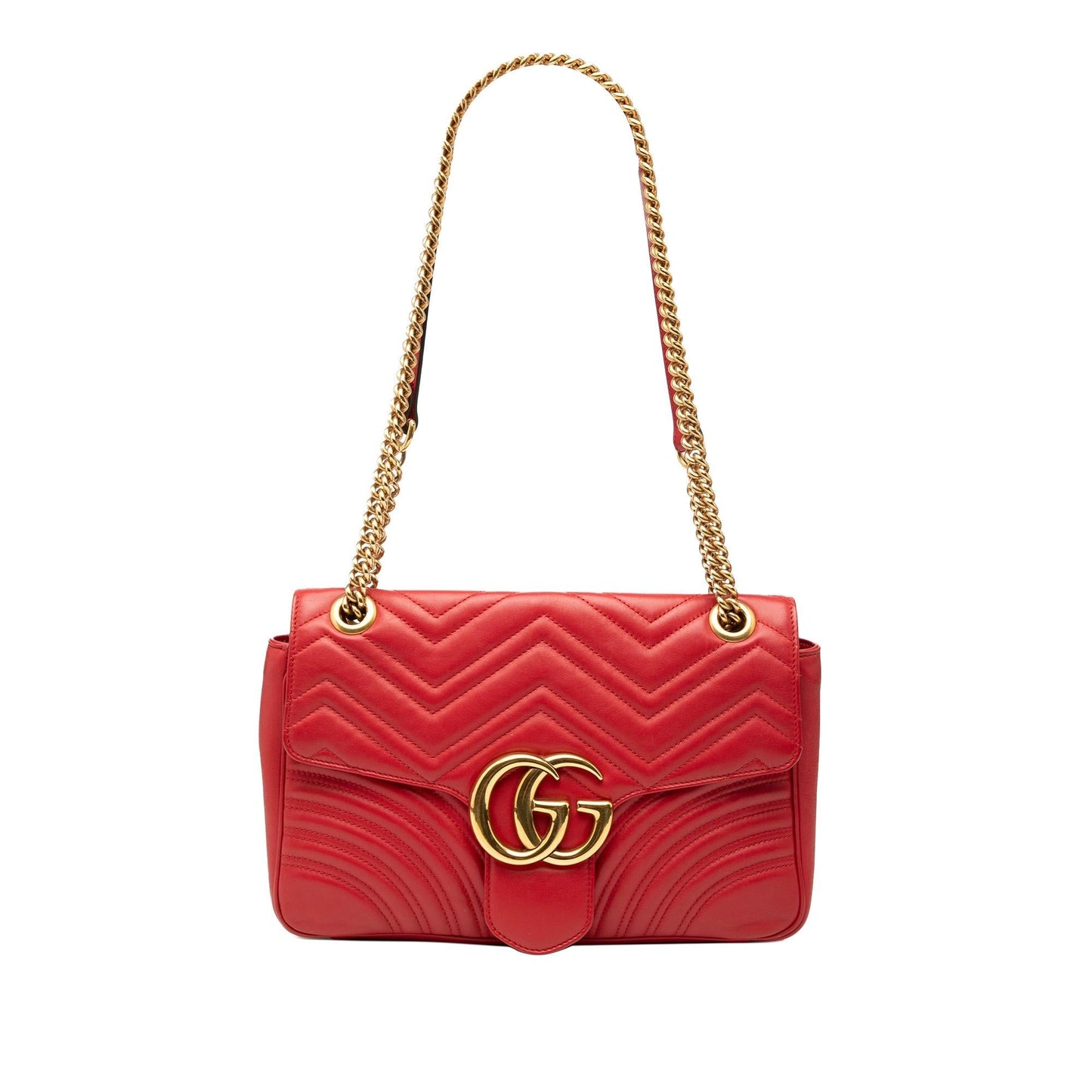 Gucci Large GG Marmont Matelasse Leather Shoulder Bag