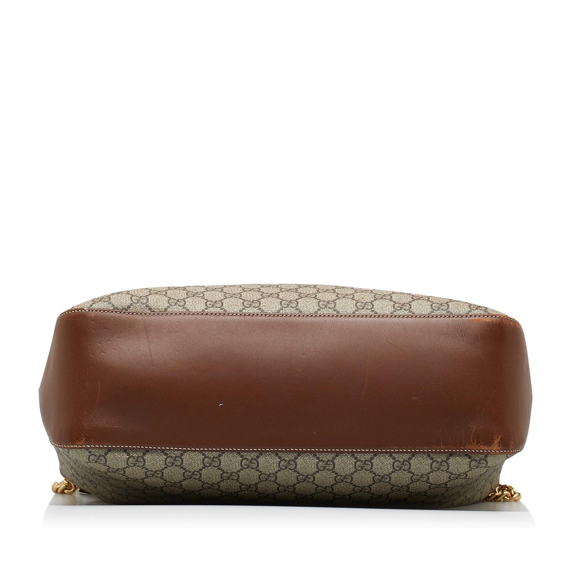 Gucci Large GG Supreme Linea A Hobo (SHG-naOFM6)