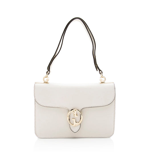 Gucci Leather 1973 Flap Medium Shoulder Bag (SHF-19273)