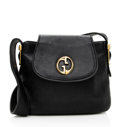 Gucci Leather 1973 Shoulder Bag - FINAL SALE (SHF-19421)