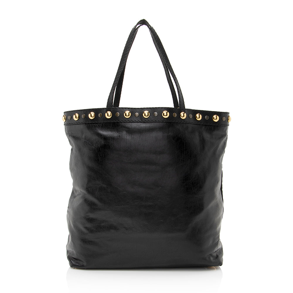 Gucci Leather Babouska Large Tote (SHF-22094)