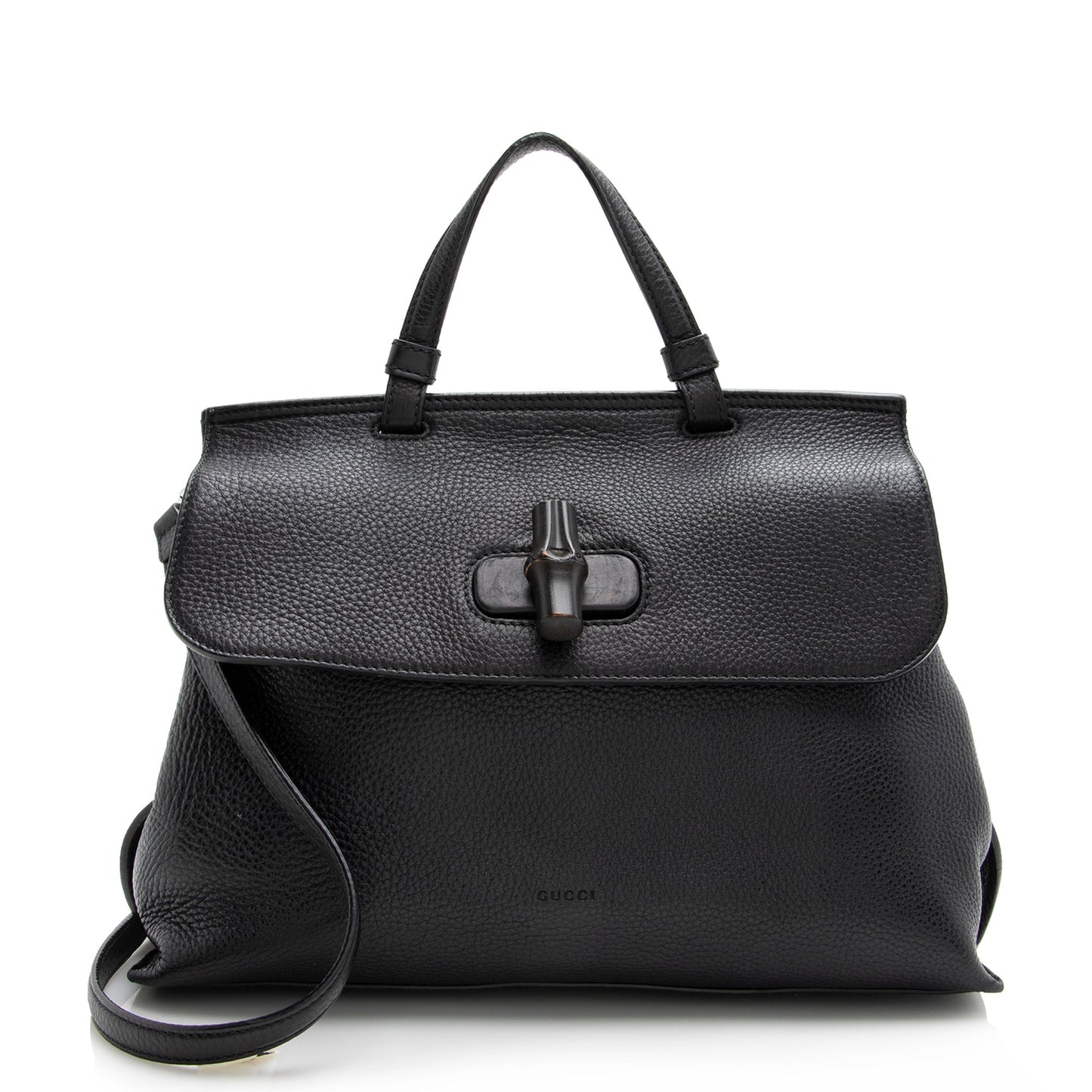 Gucci Bamboo Leather Satchel Style 9
