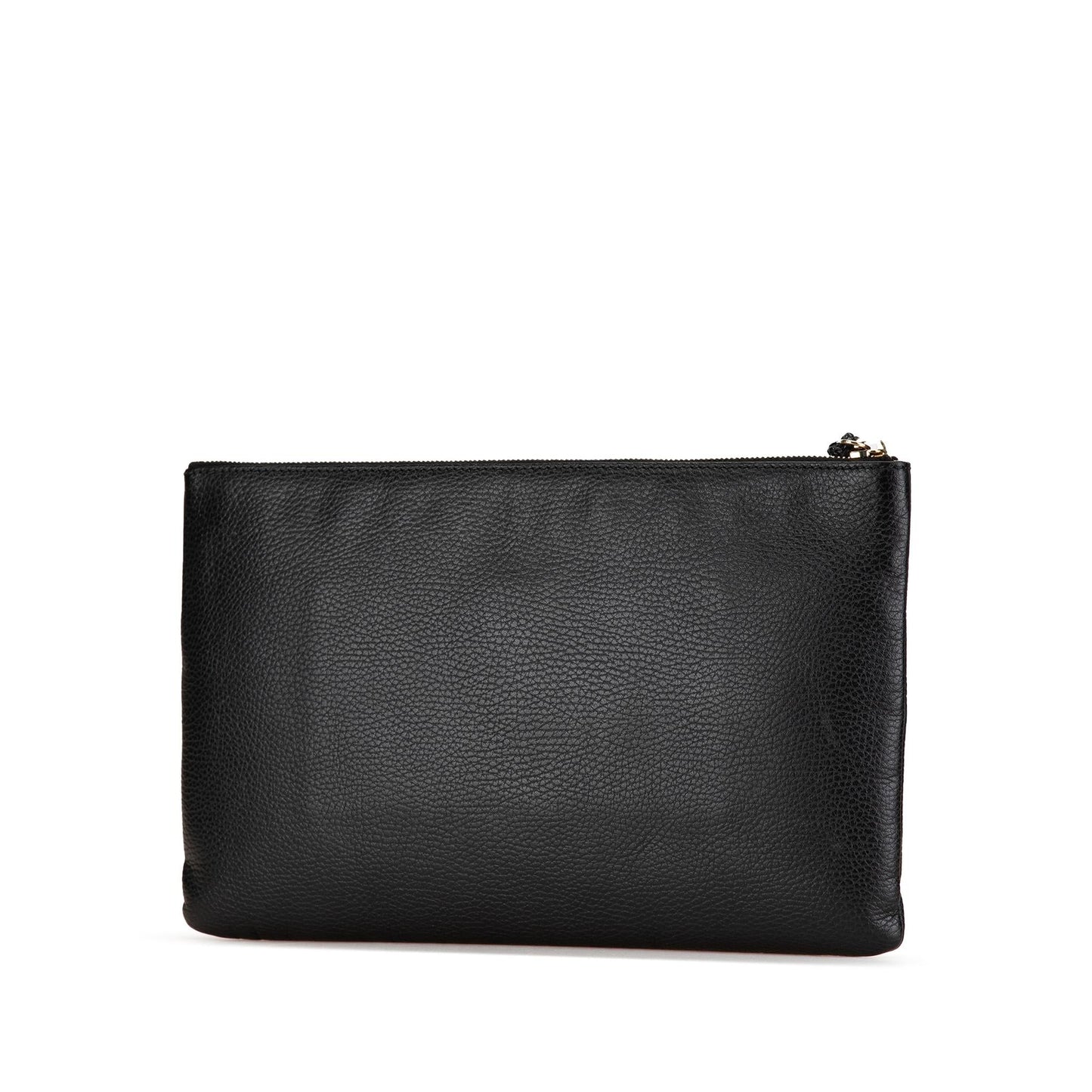 Gucci Leather Bamboo Tassel Clutch