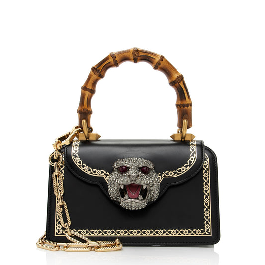 Gucci Leather Top Handle Shoulder Bag