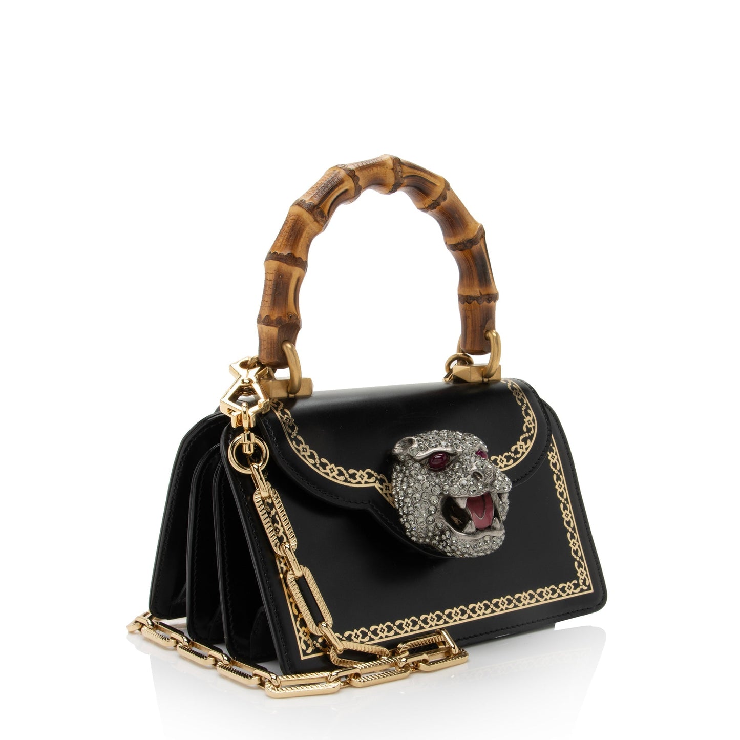 Gucci Leather Top Handle Shoulder Bag