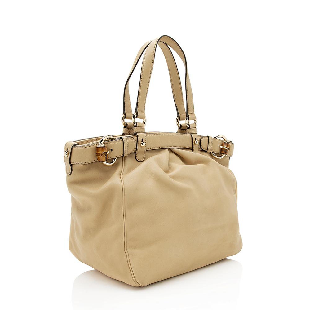 Gucci Bamboo Leather Tote Style 14