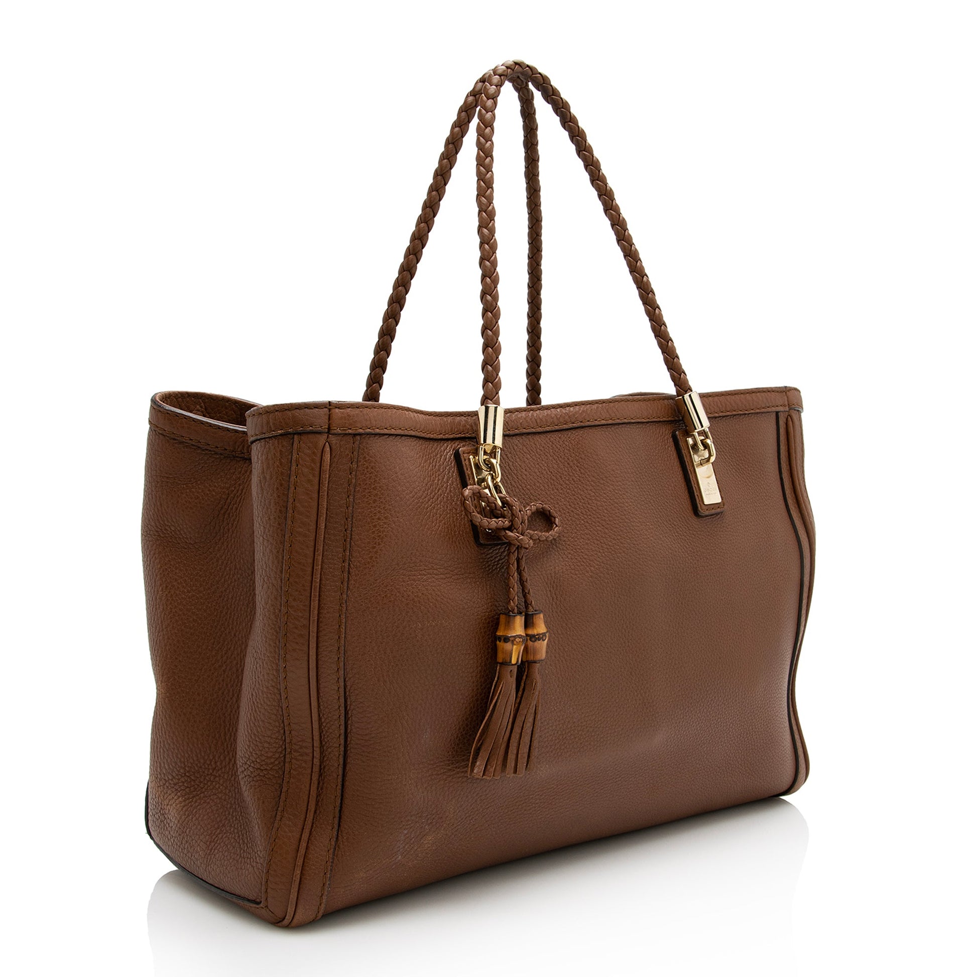 Gucci Leather Bella Medium Tote (SHF-22900)