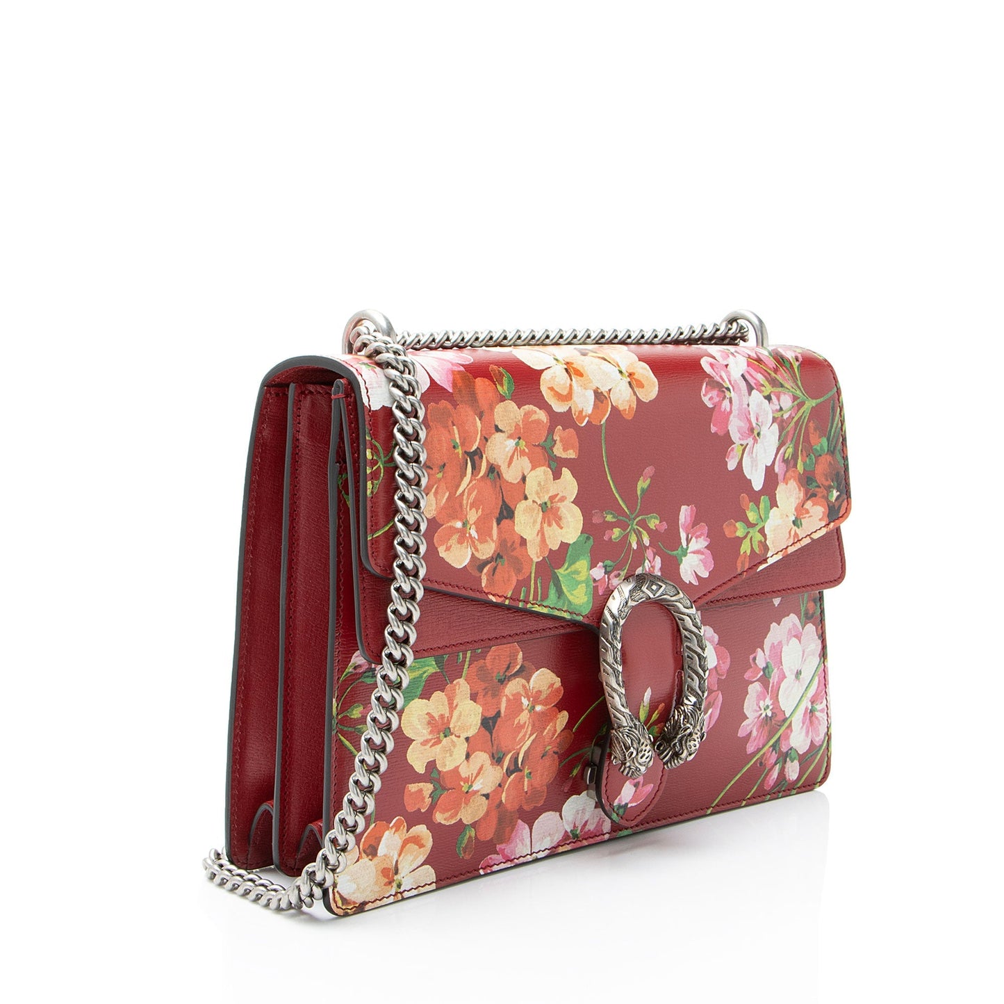 Gucci Leather Blooms Dionysus Large Shoulder Bag